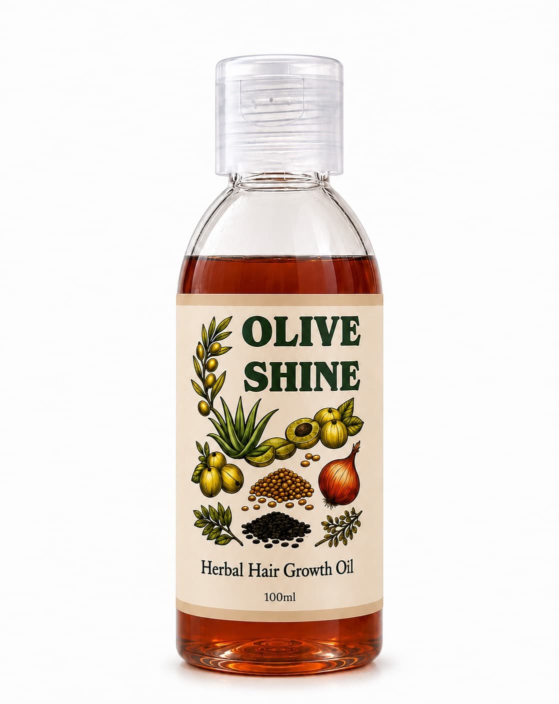 Olive Shine — Herbal Hair Growth Oil